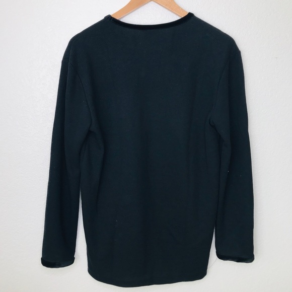 Moda Bazaar California Ribbed Velvet LS Top - Picture 6 of 6